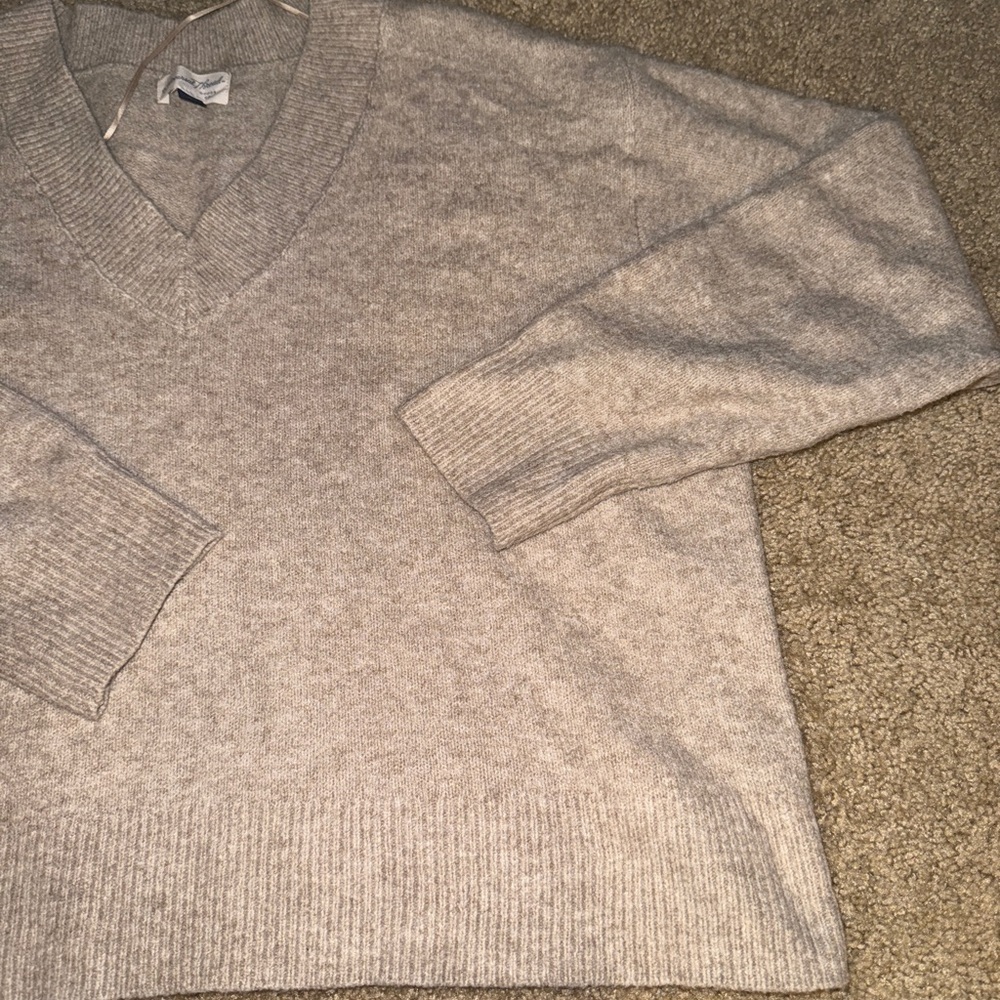 Universal Thread Soft V-Neck Sweater in tan - Picture 4 of 6
